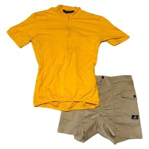 Vintage 80s Cycling Jersey & Shorts Lot 2 Performance Road Racing‎ Bicycle Retro